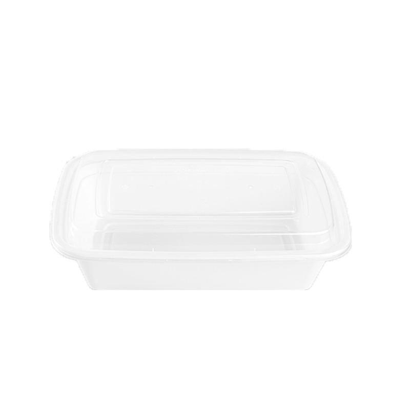 38oz Disposable White Lunch Box