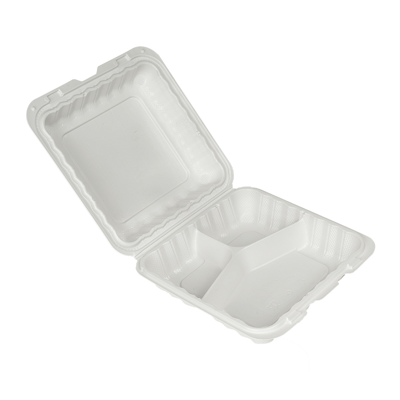 Disposable 3 Compartment Hamburger Box