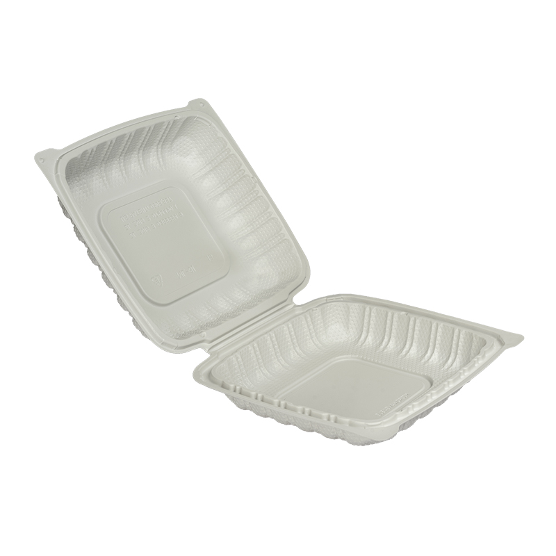 Eco-Friendly Single Compartment Clamshell Box